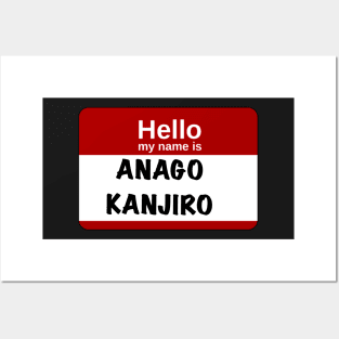 Hello my name is… Anago Kanjiro Posters and Art